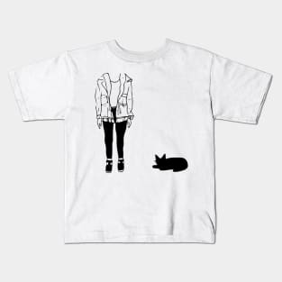 Lost My Head HandCrafted Sketch Kids T-Shirt